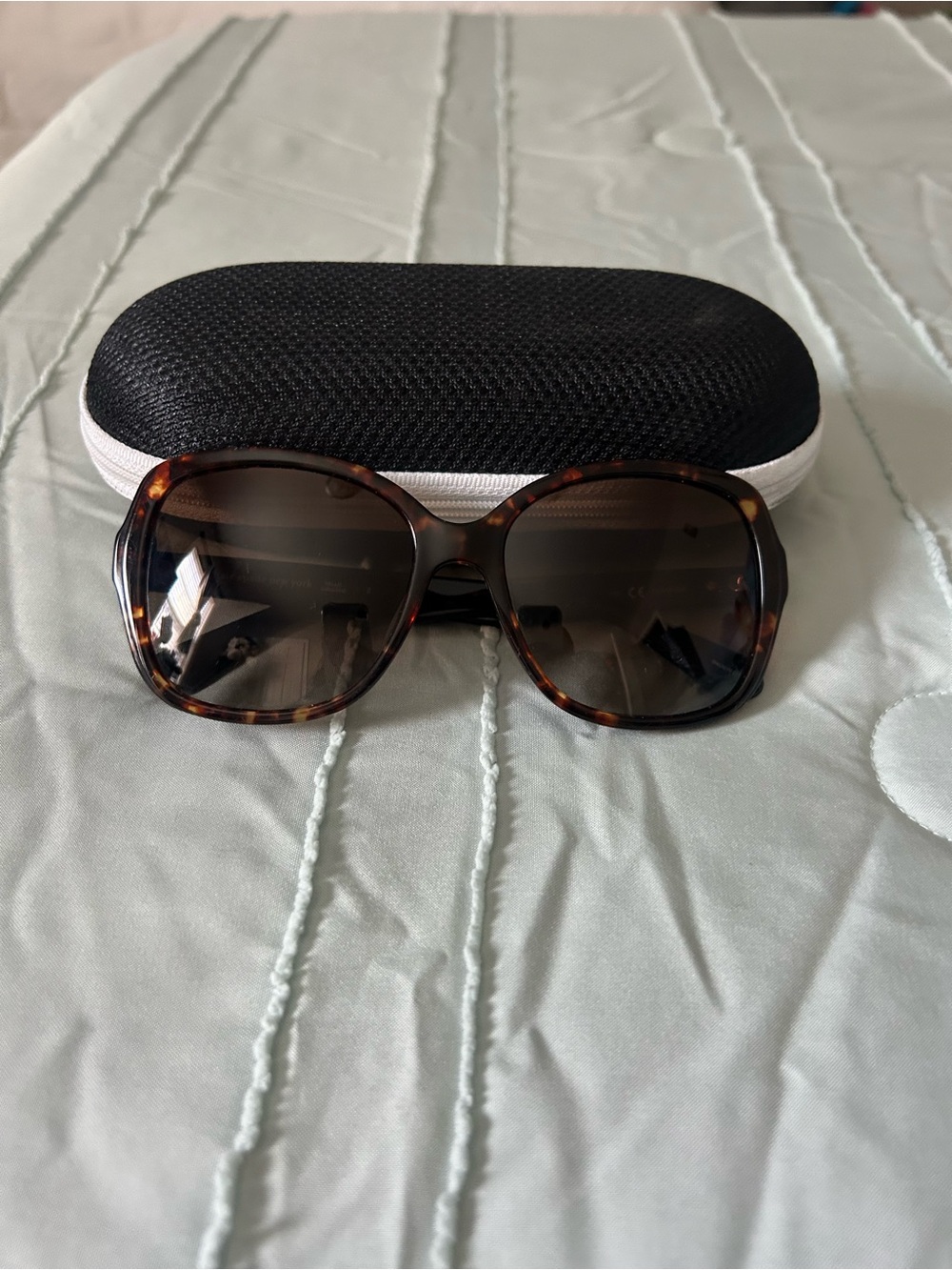 kate spade Tortoiseshell Sunglasses with Brown Gradient Lenses